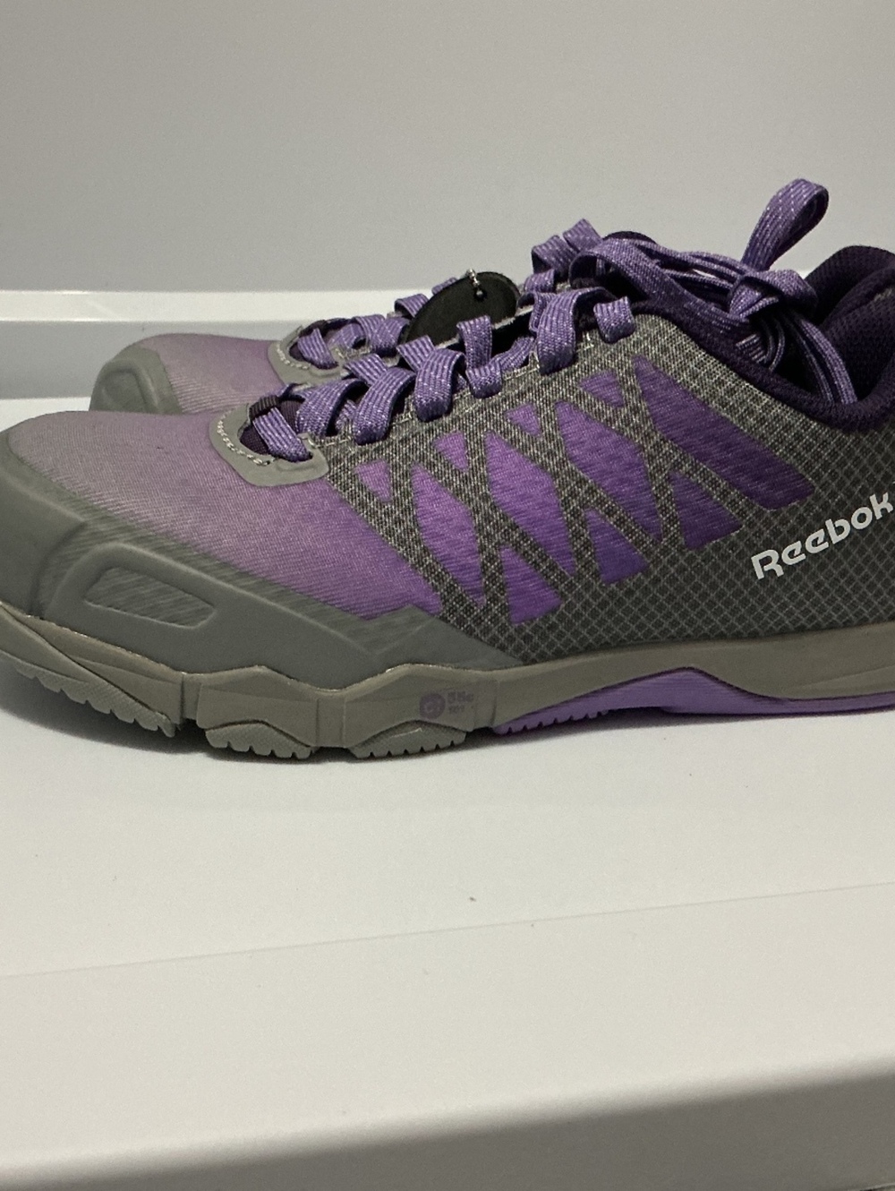 Reebok Speed TR Work Women's Athletic Work Shoes Size 7W Purple Gray